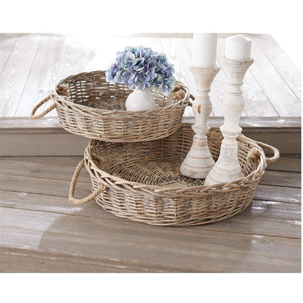 Round Wicker Tray – McGee & Co.