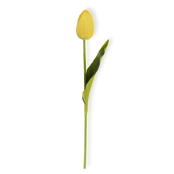 Yellow Real Touch Mini Tulip Stem - E.T. Tobey Company