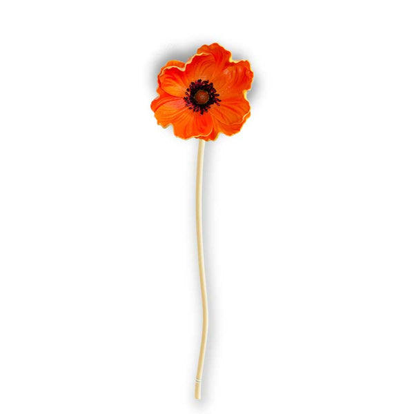 Real Touch Mini Poppy Stem - E.T. Tobey Company