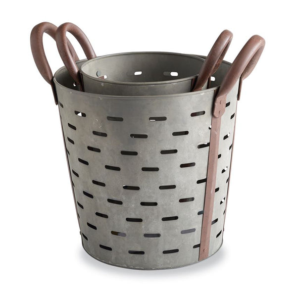 Perforated Tin Basket