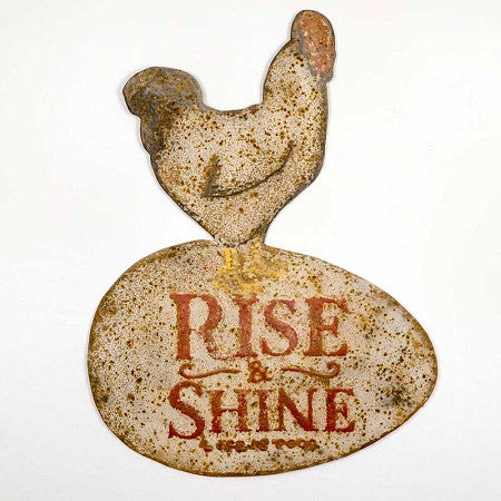 Rise & Shine Metal Sign – E.T. Tobey Company