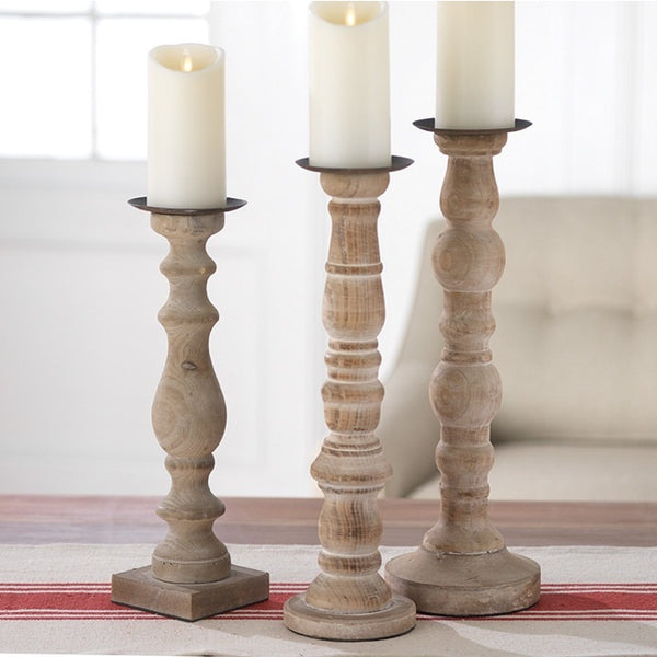 Rustic Candle Holders - E.T. Tobey Company