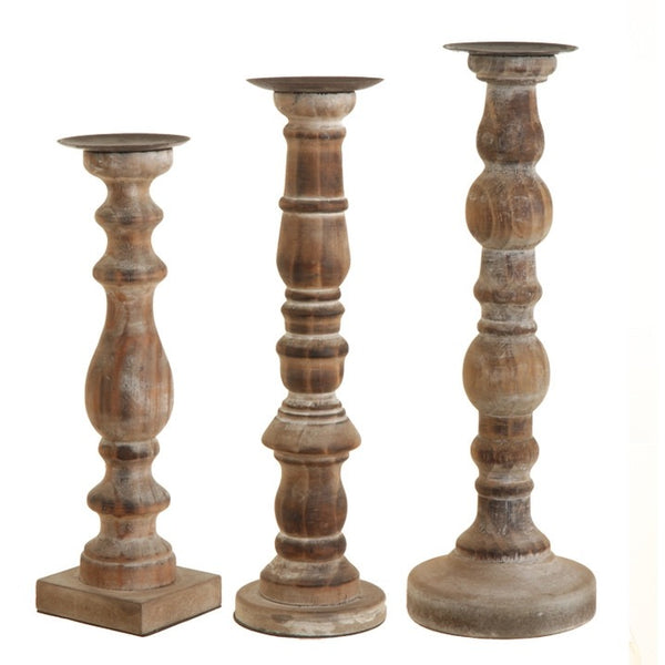 Rustic Candle Holders - E.T. Tobey Company