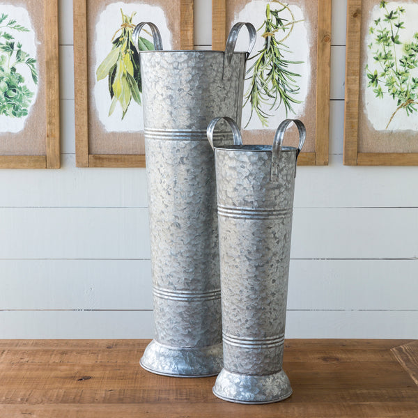 Old Fashioned Tall Display Buckets - park hill collection 