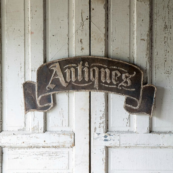 Metal Antique Sign Banner - farmhouse style
