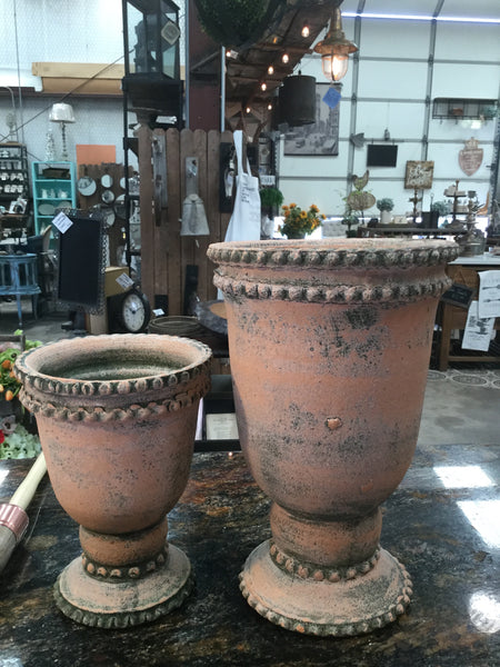 Rustic Earthen Clay Vessels (Set of Two)