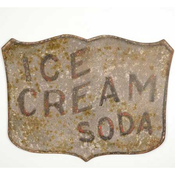 Ice Cream Soda Metal Sign - E.T. Tobey Company