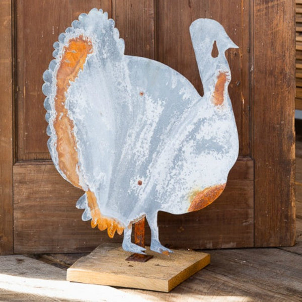 Aged Tin Gobbler Cut Out