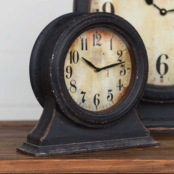 Small Black Mantle Clock - E.T. Tobey Company