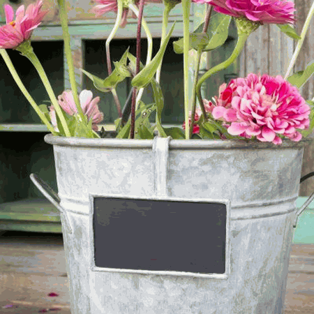 Flower Bucket Blackboard - E.T. Tobey Company