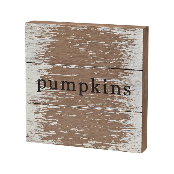 Pumpkins Pallet Box Sign - E.T. Tobey Company
