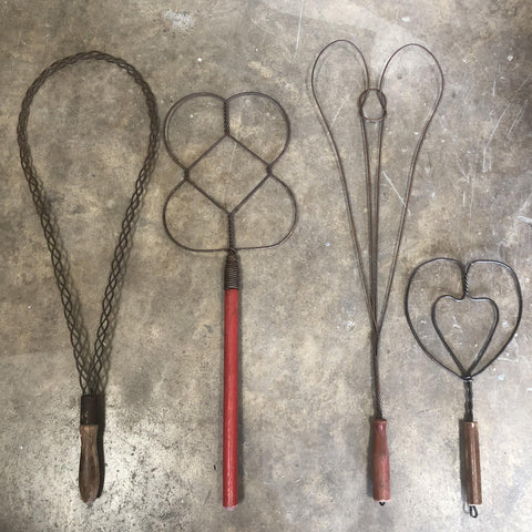 Sold at Auction: Vintage twisted wire rug beater
