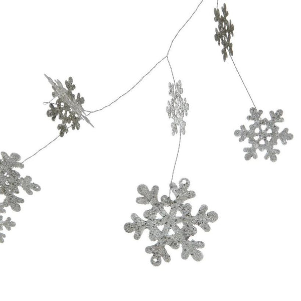 Snowflake Glitter Garland