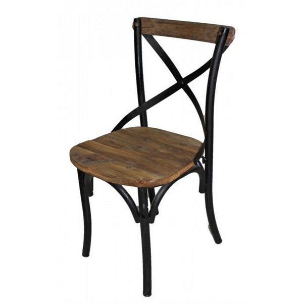 Iron X-Back Side Chair - E.T. Tobey Company